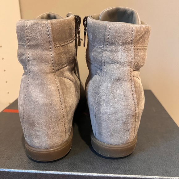 Parada grey suede lace up ankle boot size 40 (US 10) - Picture 7 of 9